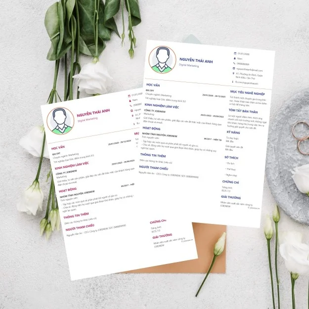 6. Mẫu CV nhiệt huyết